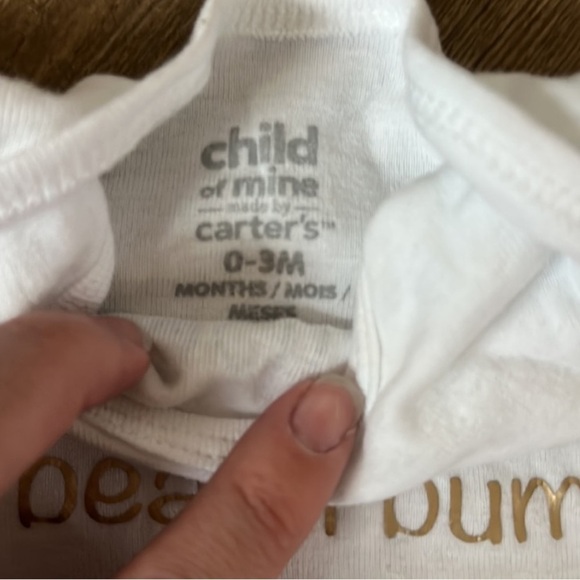 Carters Onsies Various Sizes Green and White (x3) - Picture 7 of 7